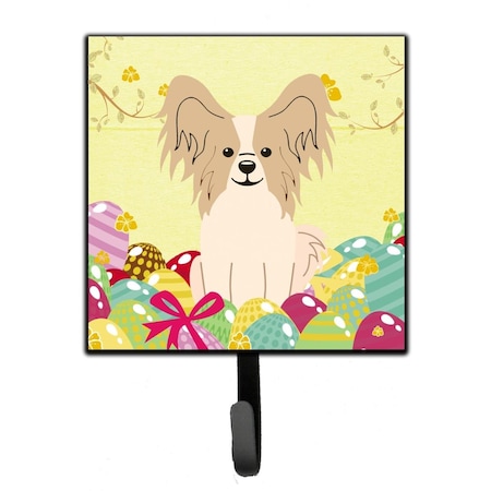 Carolines Treasures Easter Eggs Papillon Sable White Leash or Key Holder BB6077SH4